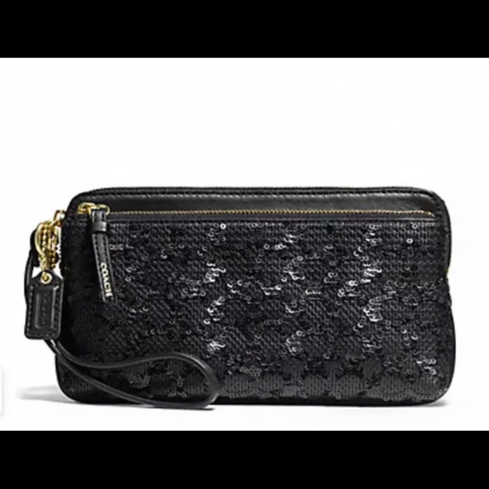 Coach Signature Sequin Wallet